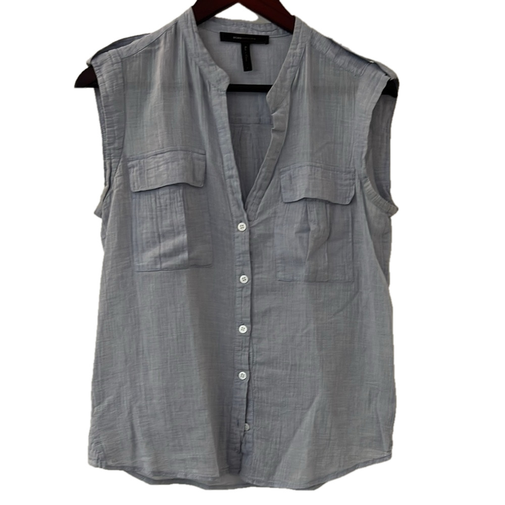 Women's Gray Sleeveless Top